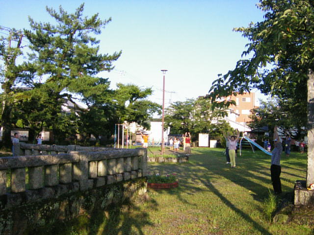 九反田東公園のラジオ体操