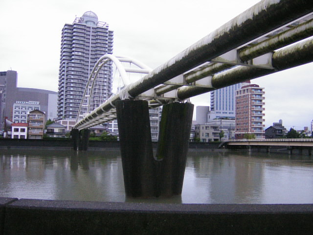 鏡川の水道橋