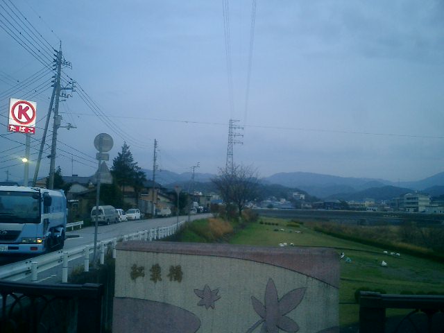 紅葉橋の栴檀
