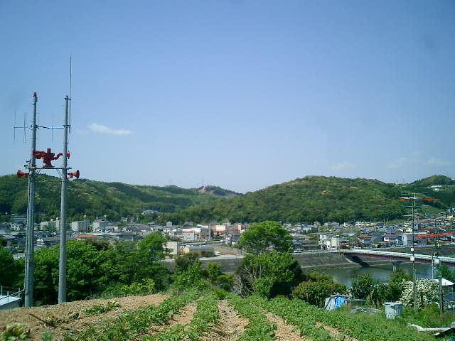 杓田、赤鬼山、朝倉城、鏡川