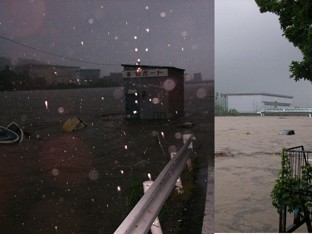 まだまだつづく、台風10号