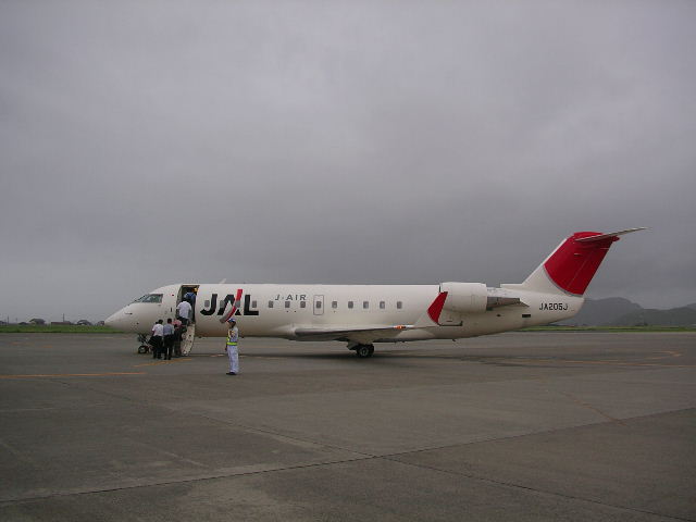 名古屋行きの飛行機CRJ200