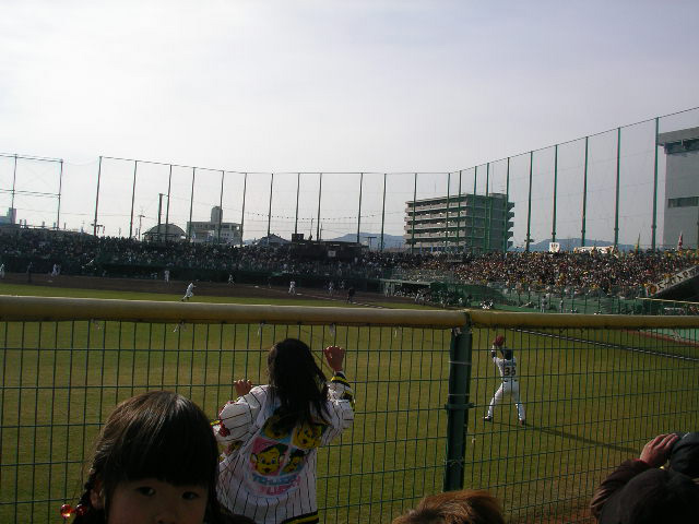 プロ野球オープン戦、オリックス対阪神