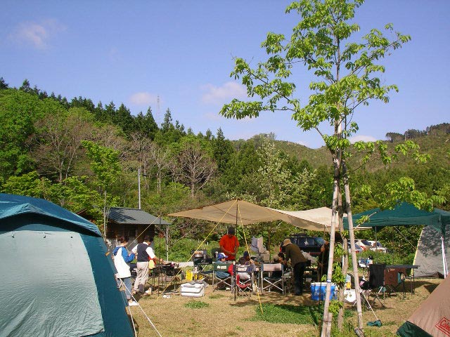 甫喜ヶ峰キャンプでまたほたこえました