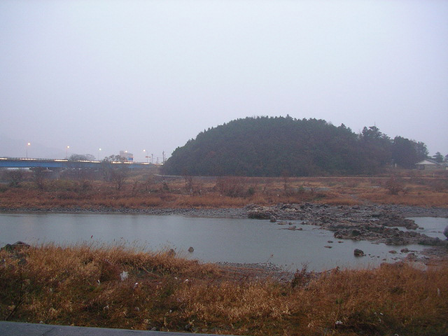 雨の物部川、上岡、空襲
