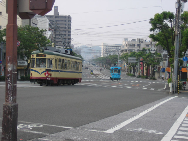 桟橋通り、土電電車の歴史