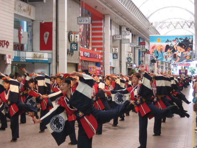 よさこい2日目、今日も暑い!