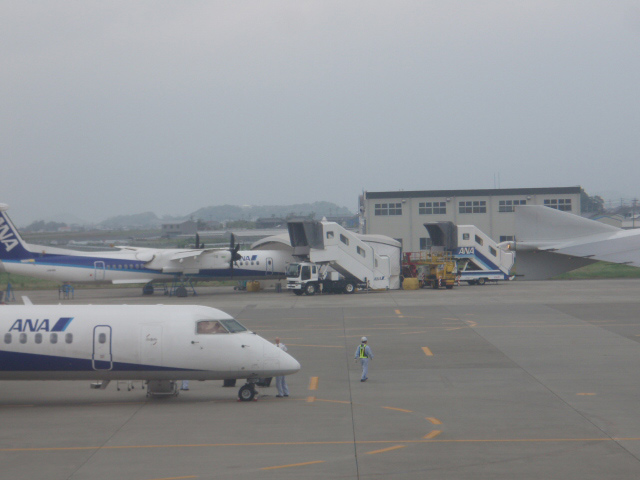 高知空港、見慣れた光景