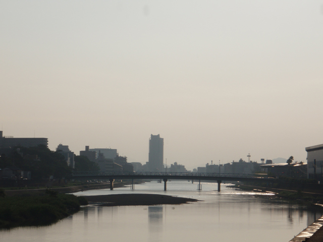 盆踊り、月の瀬橋、鏡川