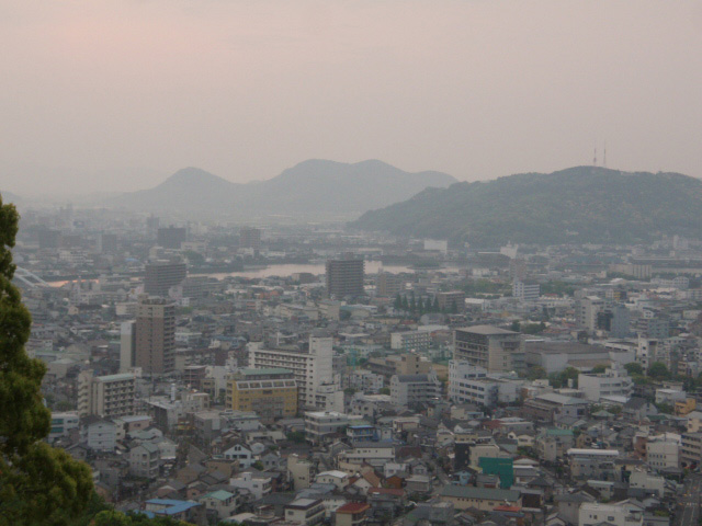 筆山から見た五台山