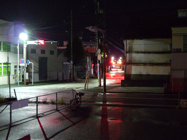 若松町、稲荷新地、土電の電車