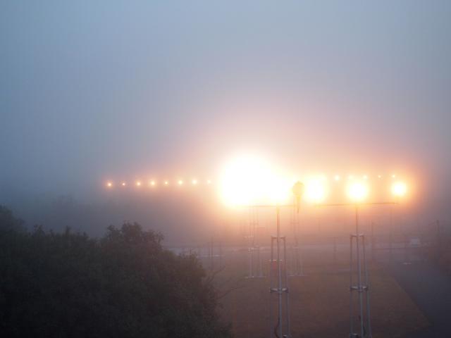 霧の高知エアポート