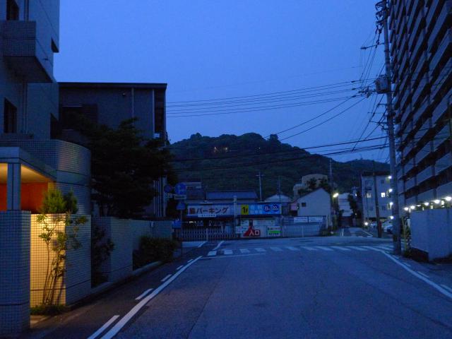 数百年前、潮江川蛇行の痕跡