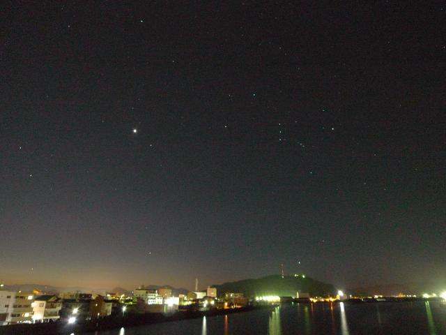 真夏の空の、冬の大三角形