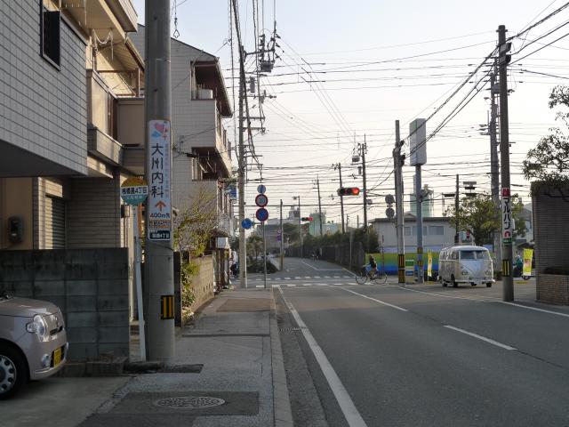 電車通りは中堤の切れ目