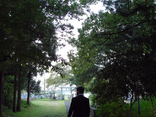 今朝も上岡八幡宮から