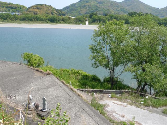 八田の沈下橋は、ここにありました