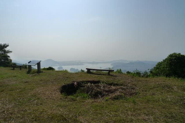 鷲尾山頂、砲台、森中将と下村大将