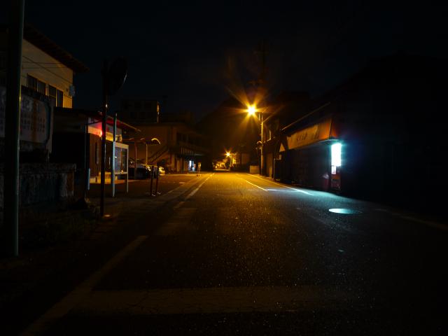 道路拡張直前の介良中心部