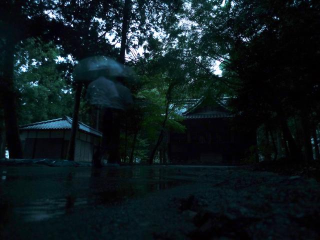 雨の大谷神社さんが好き