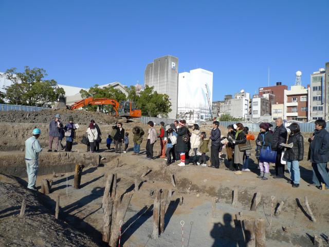 追手前小学校跡地、埋蔵文化財
