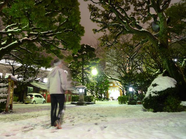 大雪の東京体験