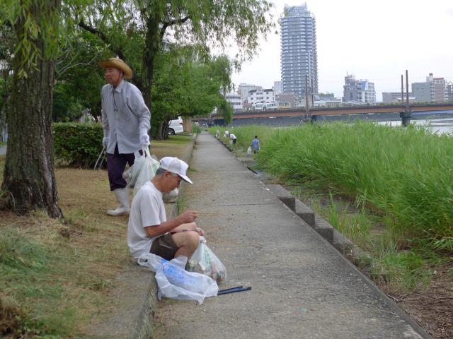 鏡川一生清掃、民間活用