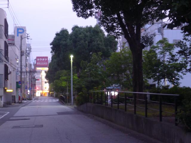 堀詰の風景、水のある風景