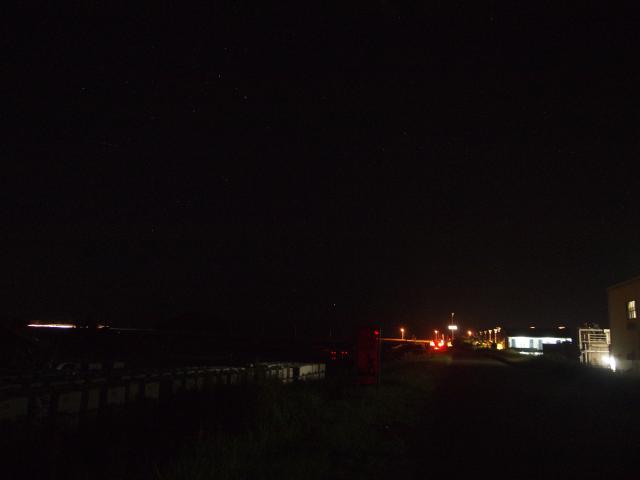 物部川の土手からカノープス