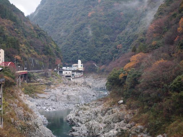 大歩危、鉄道、奇跡の風景