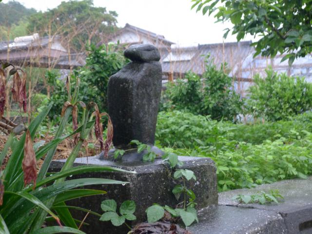 道祖神と早乙女てがい