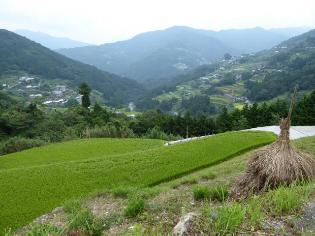 御荷鉾帯と八畝、怒田、LIPと棚田の関係