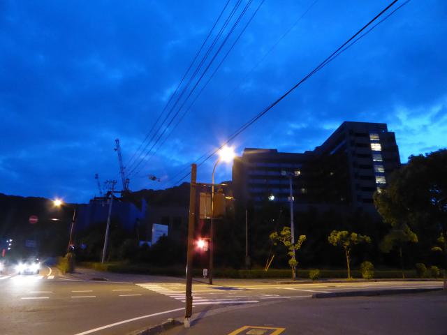 医療センターの夜明け