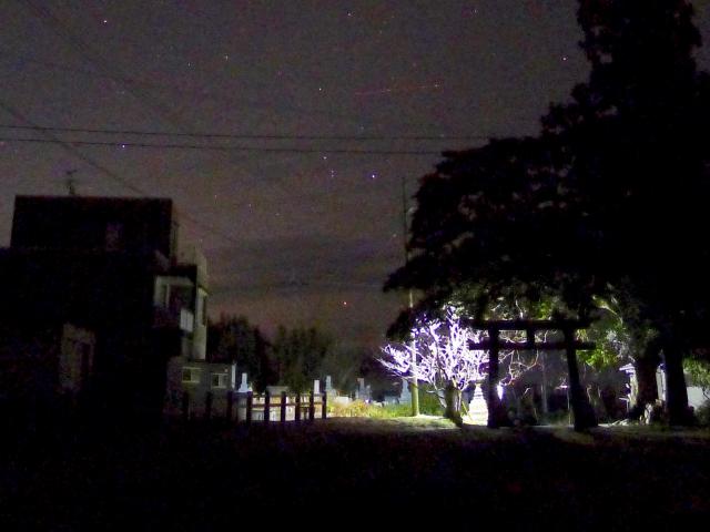 空には赤星