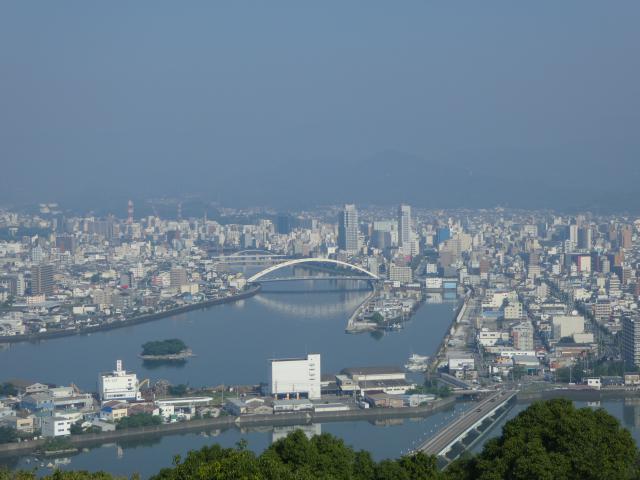 猛暑、炎暑、酷暑の高知市を五台山から