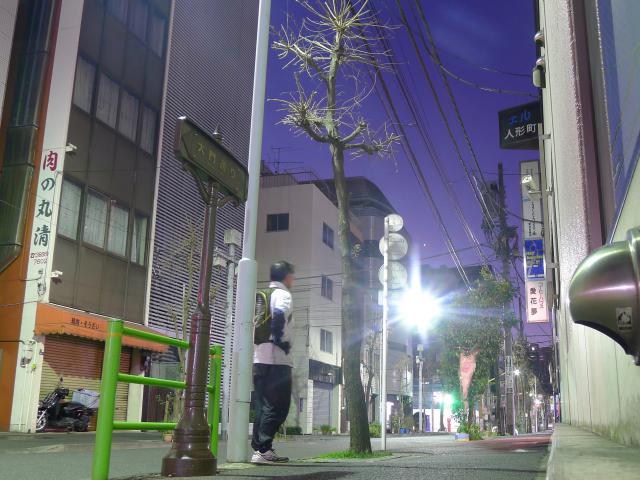 人形町、大門通りの朝