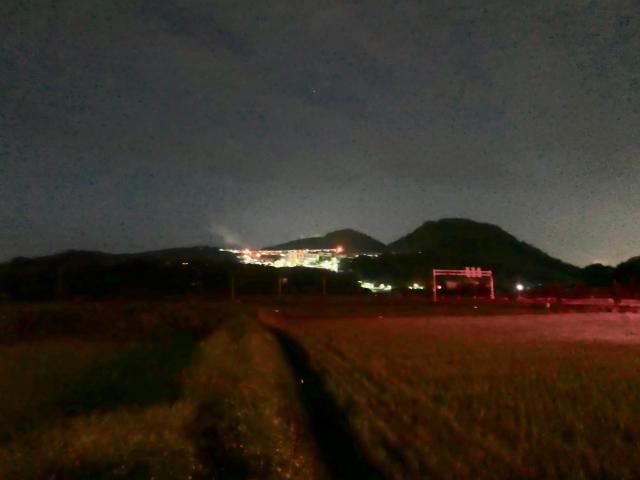 夜明け前の潮見台