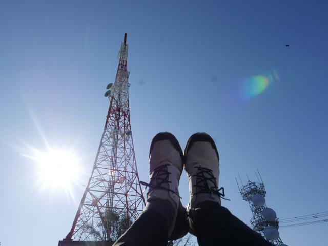 おニューの靴で、南嶺