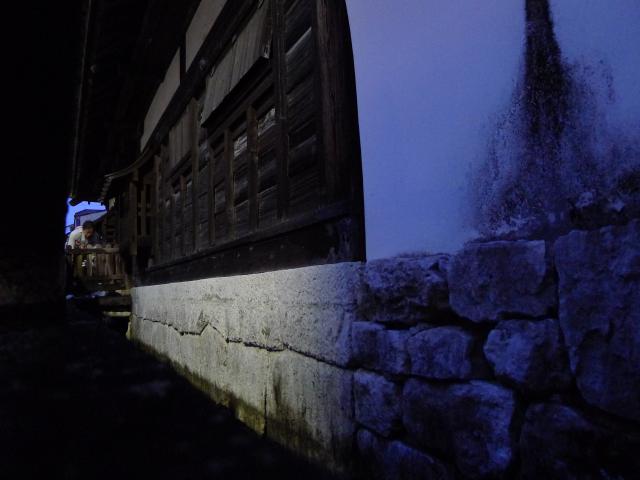 大川筋の石積み
