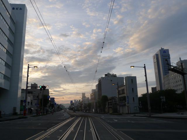 梅雨明け、四ツ橋