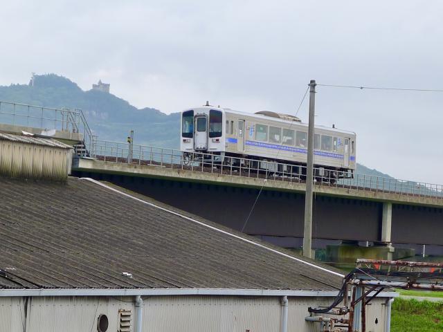 最後のAB線を走る汽車