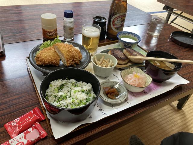 こまどり温泉、初めての入河内大根定食