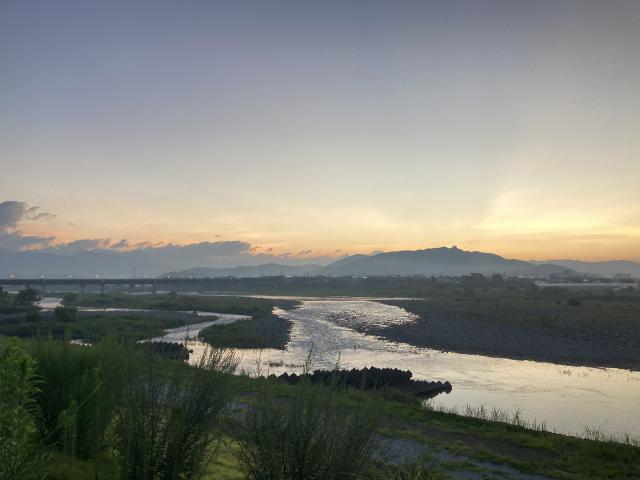 物部の流路と気候と集落
