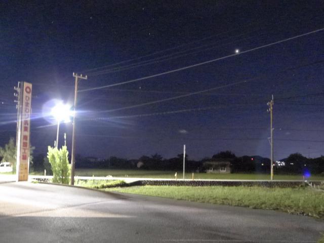 台風一過の星空