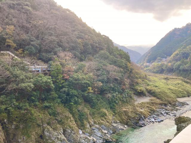 大歩危の朝