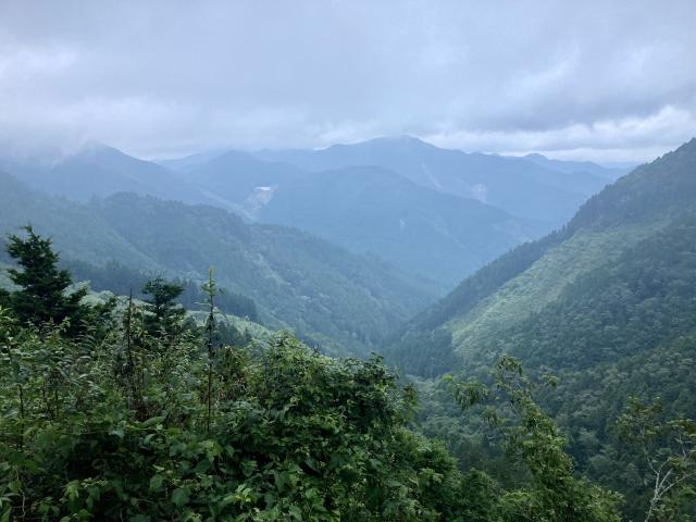 立川番所から笹ヶ峰隧道へ