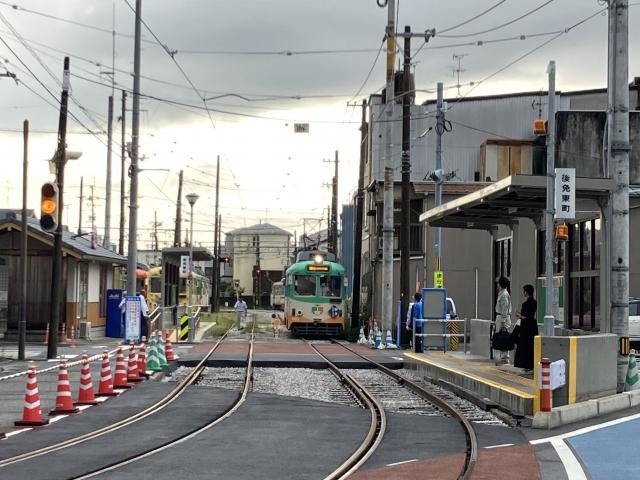 後免東町の交差点