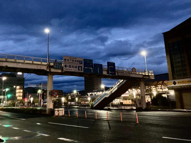 高知駅前電停がここにあった痕跡