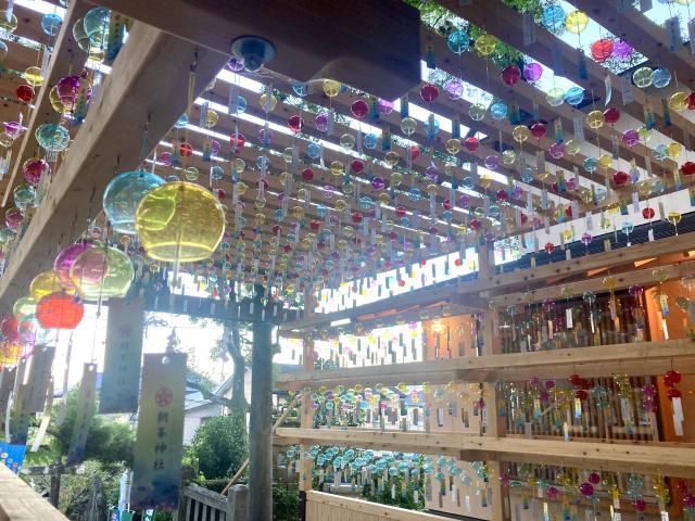 朝峯神社の風鈴