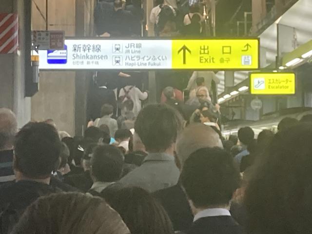 敦賀乗り換えと新幹線と在来線